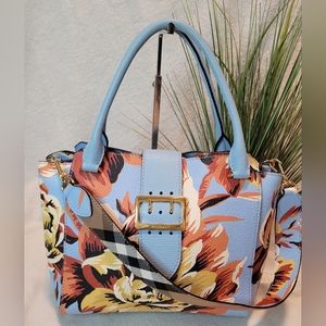 *****SOLD***** Burberry Prorsum Softgrain Calfskin Floral Tote